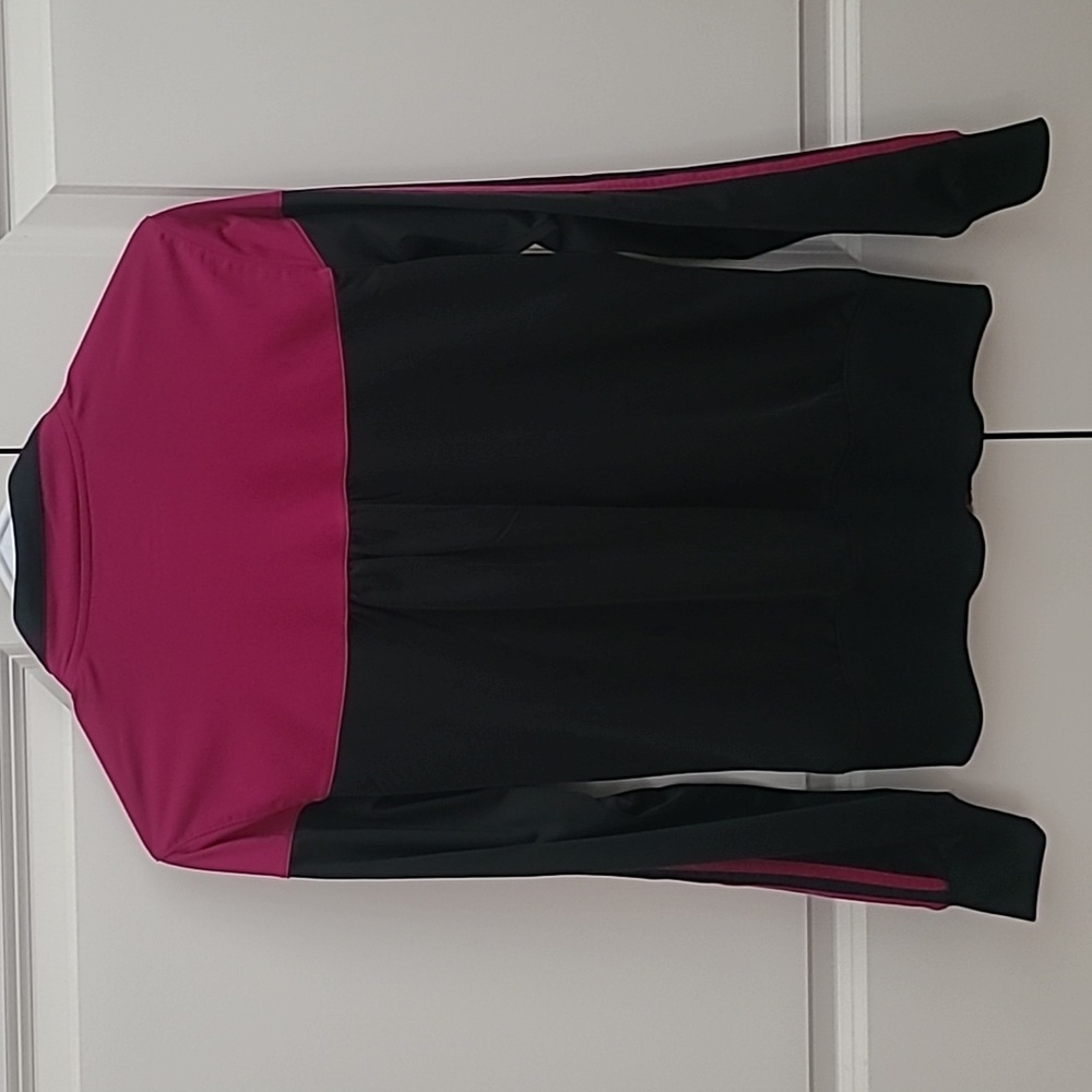 Adidas Plum and Black Track Jacket - Picture 4 of 4